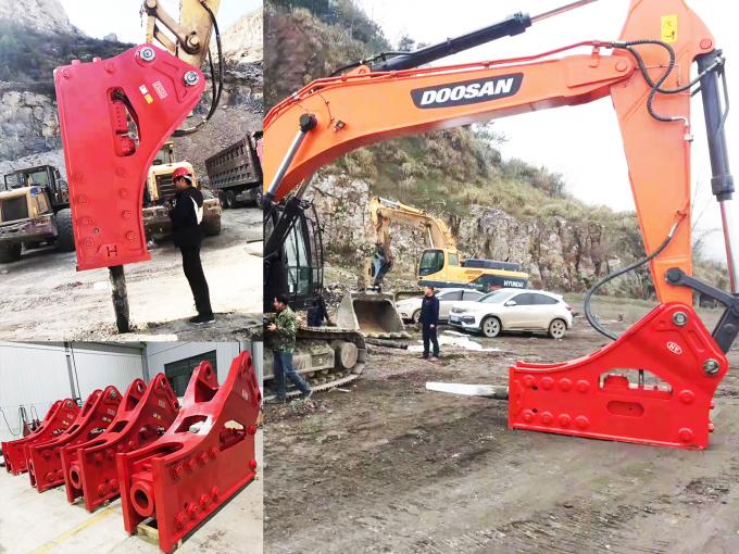 Mining Hydraulic Breaker Hammers DOOSAN 40CrMo Excavator Rock Hammer