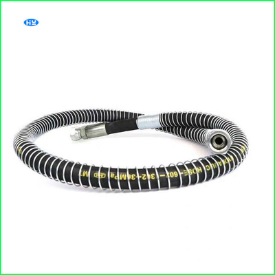 High Pressure Excavator Breaker Attachment 1.1m Wires 0.5 Inch Hydraulic Oil Hose