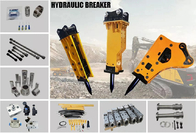 Excavator Side Hydraulic Rock Breaker Hammer Box Silence 200mm 280bar