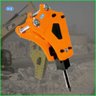 26 Tons Mining Excavator Hydraulic Rock Breaker Hammer Drilling Rods SB70 For Demolition