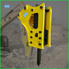 Q345B Excavator Attachments Hydraulic Rock Hammer Heavy Duty