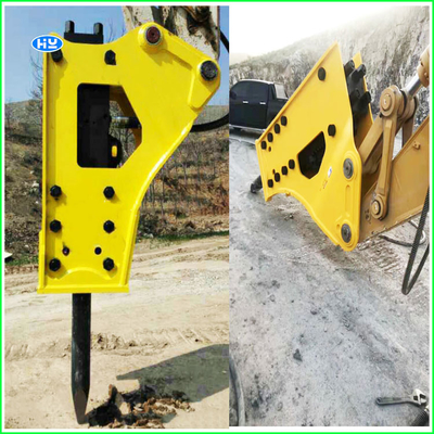 ISO Steel Hydraulic Excavator Hammers Breaker Of Varying Heights