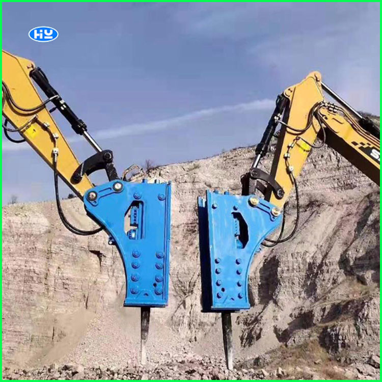 30 Ton SB131 Hydraulic Rock Jack Hammer Breaker Excavator Side For Backhoe Loader