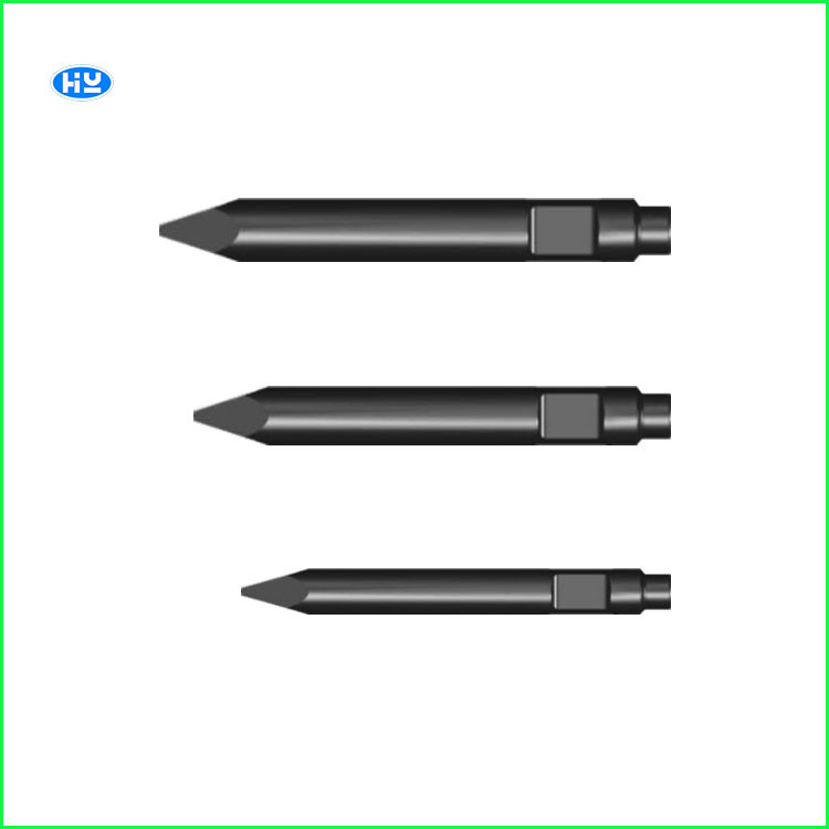 Concrete Hydraulic Breaker Chisel Tools Pointed 30T Vehicle Weight 150MM Rod