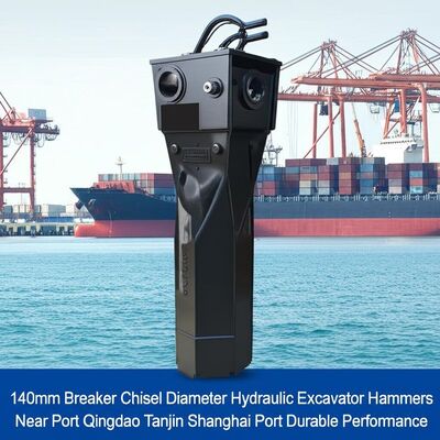 140mm Breaker Chisel Diameter Hydraulic Excavator Hammers Near Port Qingdao Tianjin Shanghai Port Durable Performance