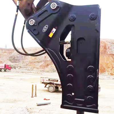 Steel Q345B Hydraulic Breaker For 13 Ton Excavator Jack Hammer 150-170 KG/CM2